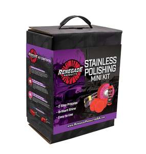 Frontpage: Renegade Stainless Polishing Mini Kit - 2 Steps To A Brilliant Shine