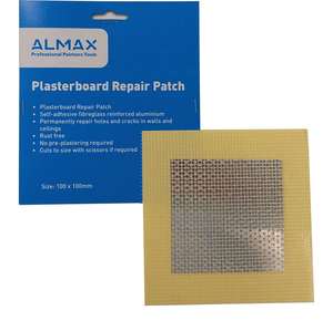 Frontpage: Almax Aluminium Self Adhesive Wall Repair Patches - 2 Sizes Available
