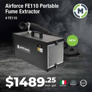Welding: Strata Airforce FE110 Portable Fume Extractor 3M Hose Magnetic Hood