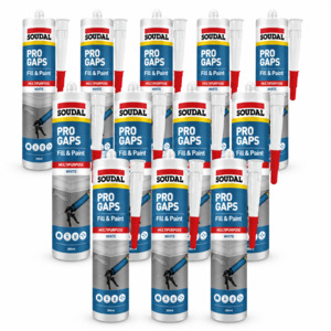 Buy The Box - 12 x Soudal Pro Gaps Multipurpose Filler 300ml