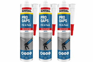 Fillers Putty Silicone And Sealants: Handy 3 Pack Soudal Pro Gaps Multipurpose Gap Filler 300ml