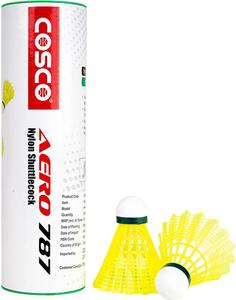 Badminton: Cosco Aero 787 Nylon Badminton Shuttlecock