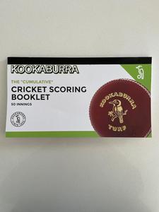 Cricket Accessories: Kookaburra Scorebook (50 Innings)