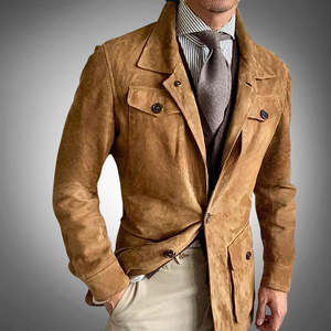 Mens Clothing: Suede Jacket