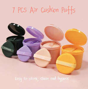 Beauty Makeup: Cosmetic Powder Puff Blender Set