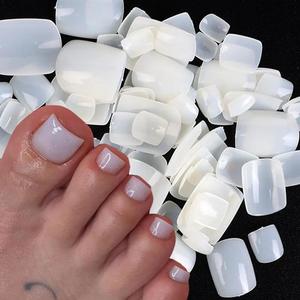 Nail Care: Natural White False Toe Nails