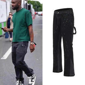 Mens Pants: Urban Streetwear Flare Pants
