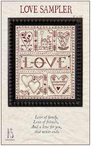 Kathy Schmitz - "Love Sampler" Pattern