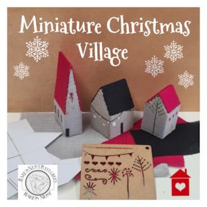Hares Nest Stitchery: Hare's Nest Stitchery ~ Miniature Christmas Village
