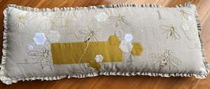 Hares Nest Stitchery: Hare's Nest Stitchery ~ Release the Bees Bolster~ Curated Kit & Pattern