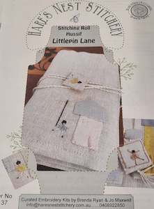 Hares Nest Stitchery: Hare's Nest Stitchery ~ Hussif Littlepin Lane" Stitching Roll~ Curated Kit & Pattern
