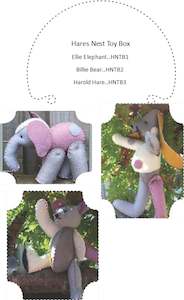 Hares Nest Stitchery: Hare's Nest Stitchery ~Hare's Nest Toy Box ~ Pattern