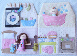 Two Brown Birds: Happy House Pattern - Two Brown Birds