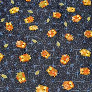 Japanese Designs: Daikan~Owls~ Japanese fabric