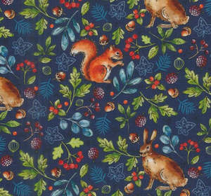 Clearout: Nature Trail~ Squirrels & Hares~Blue