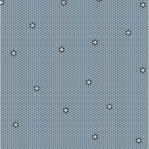 Lynette Anderson ~ Something Borrowed, Something Blue~Hexie flowers Midnight