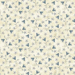 Gail Pan: Gail Pan~Butterflies & Blooms~ Tulip Toss~Cream