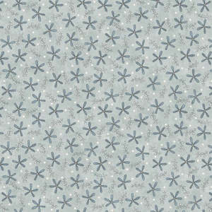 Gail Pan: Gail Pan~Butterflies & Blooms~ Sprig & Daisy Toss~ Aqua/light blue