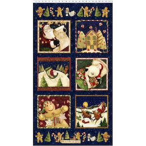 Gingerbread Christmas ~ Panel 60cm