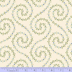 Quilt backs/extra wide - swirling cream ~50 cm increments