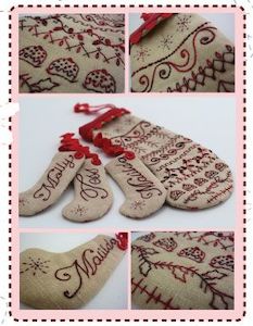 Hugsn Kisses: Hugs'n Kisses~ Festivity Stocking~Pattern