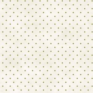 Maywood Beautiful Basics: Maywood Beautiful Basics ~Classic Dot~ Cream & Green Dots