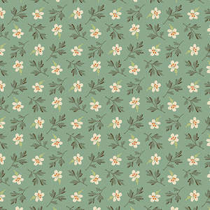 Laundry Basket Quilts~Lady Tulip~ Petit Bloom~Spanish Moss