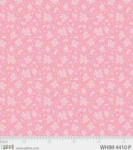 Whimsy~Mod Swoop Pink~ 4410P End of bolt-1 metre