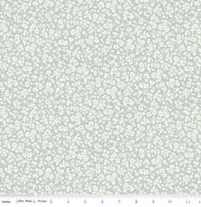Liberty Fabrics: Liberty Fabrics - Denim Florals~Dainty Meadow C