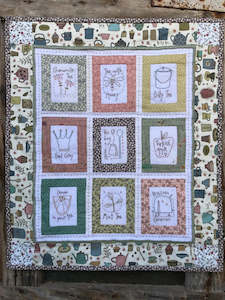 Hatched Patched: Hatched & Patched ~For the Love of Tea Wall Hanging~ pattern