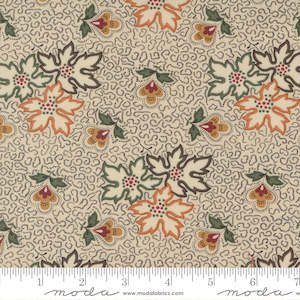 Reproduction Fabrics: "Fluttering Leaves"~ Autumn Leaves~ Beechwood