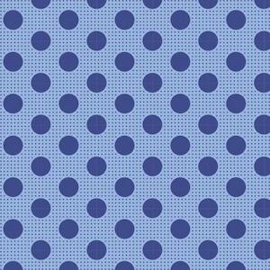 Stripes Spots Dots: Tilda ~ Medium Dots Denim Blue