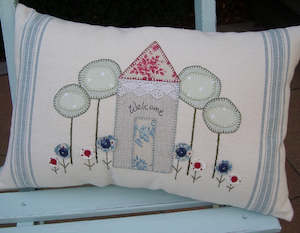 House on the Hill ~ Country Home Cushion~ Pattern