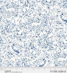 Widebacks 108 in- Forest fauna/ Blue~by 50 cm increments