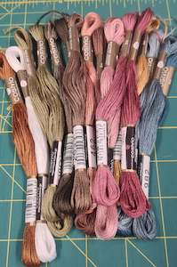 Homespun 2023 BOM "Owl & Hare Hollow" ~ Cosmo Thread pack