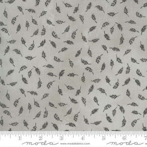 Janet Clare "Botanicals"~ feathers~ vintage grey