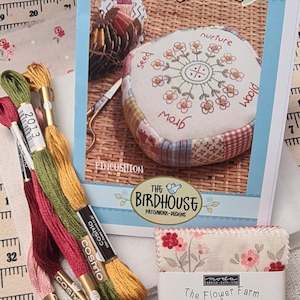 The Birdhouse-Blooming Lovely Pincushion pattern & kit