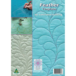 Pauline' s Quilter's World~ Quilt As You Go ~ Feather Template