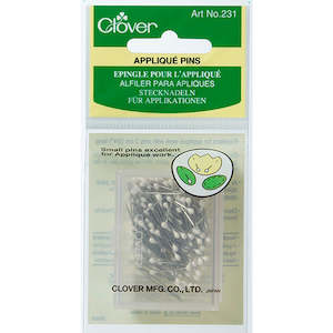 Haberdashery: Clover Applique Pins - 3/4inch/2cm long