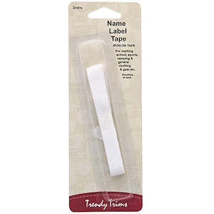 Haberdashery: Name Label Tape ~ 3 metres