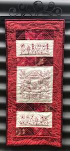 Gail Pan: Gail Pan~Rosella Cottage ~wall hanging