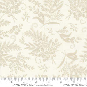 Happiness Blooms By Deb Strain Moda: Happiness Blooms~Monotone Ferns~ White washed