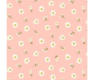 Liberty Fabrics London Parks: Liberty Fabrics - London Parks~Dulwich Daisy A~Pink