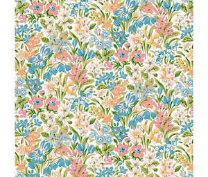 Liberty Fabrics London Parks: Liberty Fabrics - London Parks~Kew Blooms A~Sunset