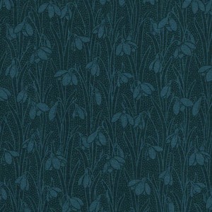 Liberty Fabrics -Snowdrop Spot~ Indigo Delphinium
