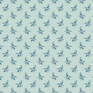 Laundry Basket Quilts~Cocoa Blue~Rosehip~Pacific
