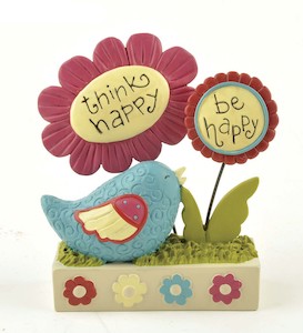 Ruffle Your Feathers Giftware Range: Ruffle your Feathers Range~ Think Happy Be Happy
