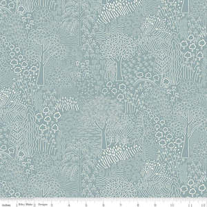 Liberty Fabrics - Woodland Walk~Misty Morning Arboretum Shadow A