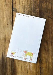 Hatched & Patched notepad "Express yourself"