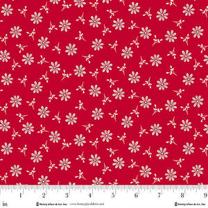 Gail Pan~Redberry Lane~ Daisy Sprig ~ Red